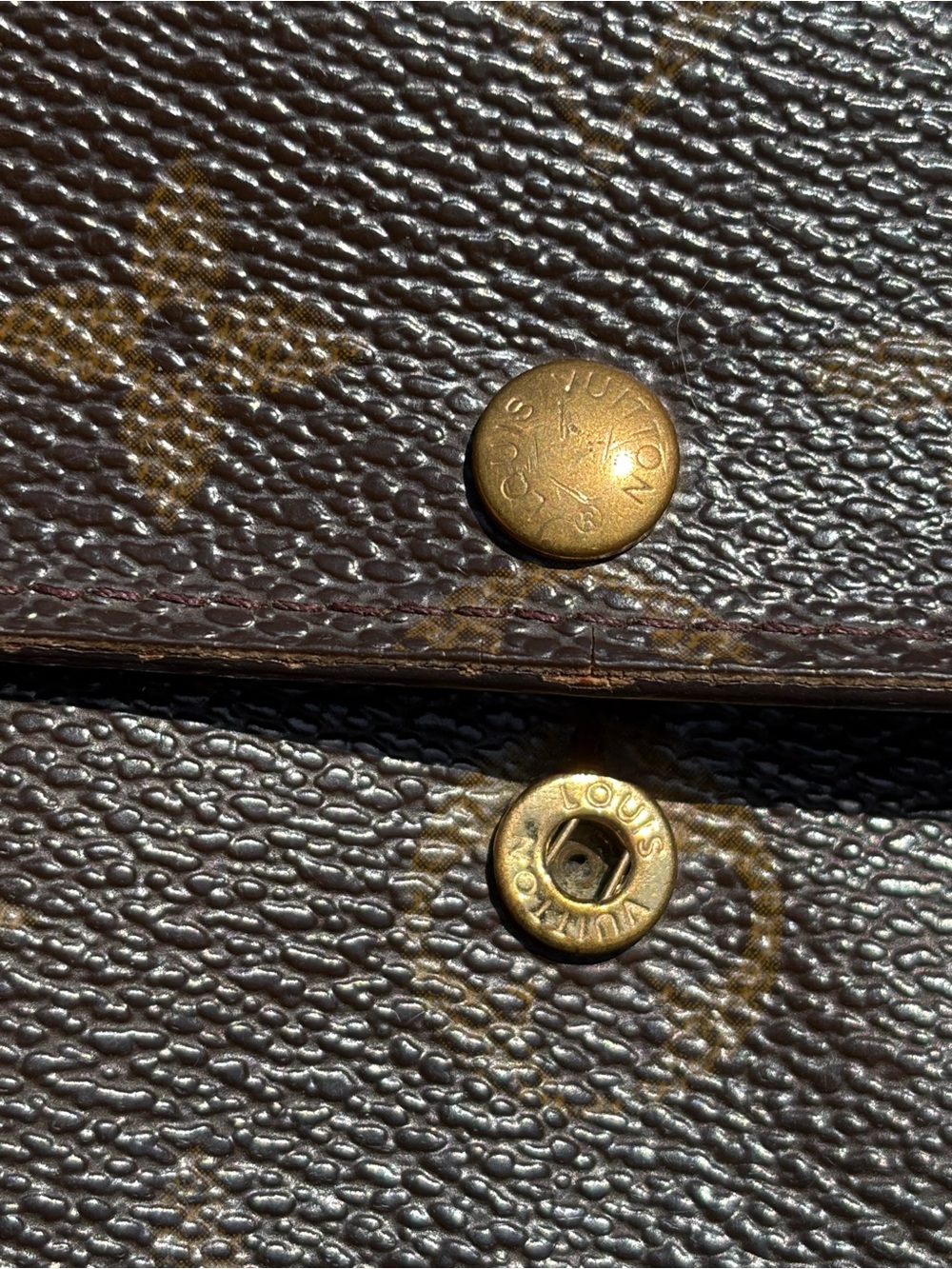 Authentic Louis Vuitton Monogram Long Wallet France Vintage - Picture 7 of 11